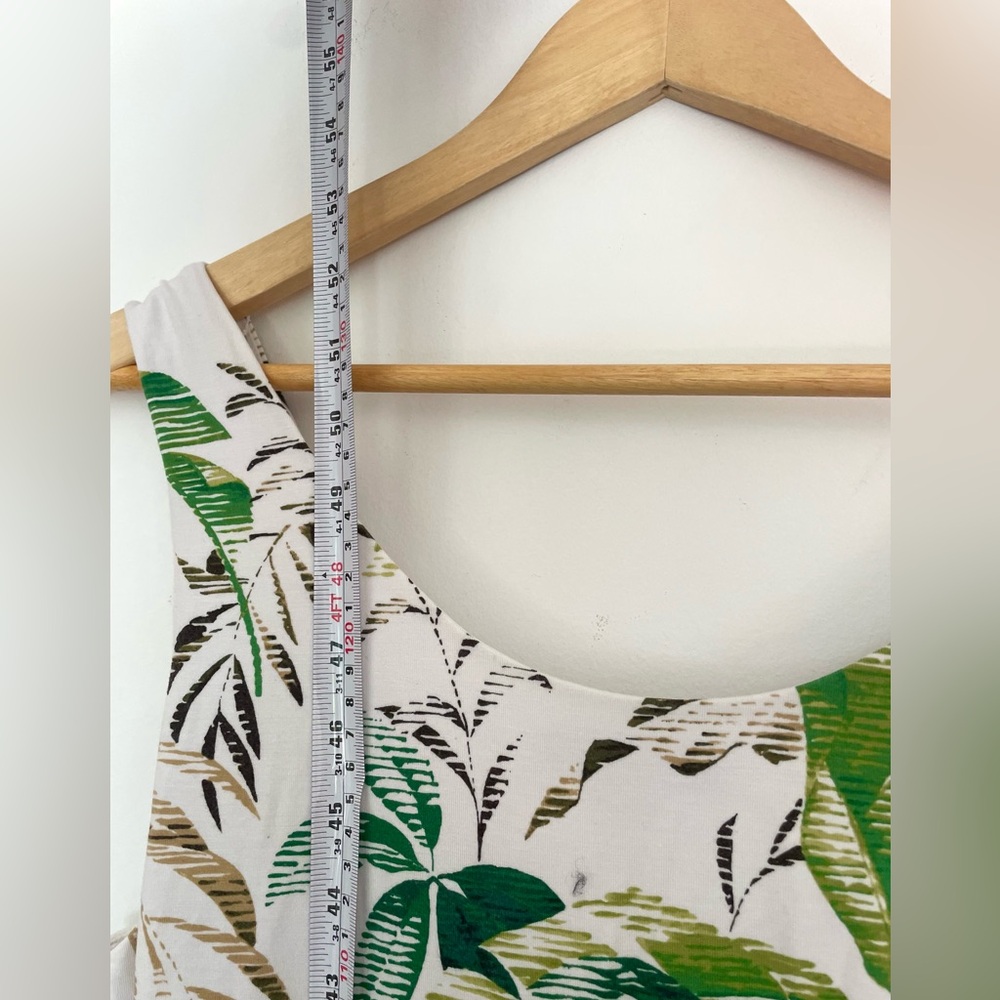 Tommy Bahama Tropical Leaf Print Sleeveless Dress midi - Picture 3 of 7